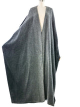 1998 Yeohlee Charcoal Ombre Caftan Gown
