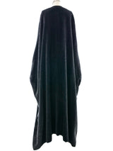 1998 Yeohlee Charcoal Ombre Caftan Gown
