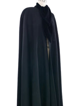 1992 Yeohlee Black Wool Cape Outerwear arcadeshops.com