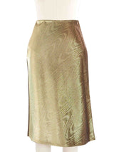 1997 Yeohlee Metallic Skirt Suit