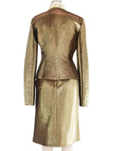 1997 Yeohlee Metallic Skirt Suit