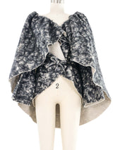 2011 Yeohlee Felted Boucle Cape Jacket