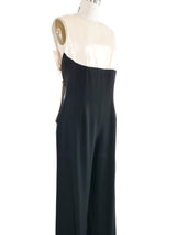 Angelo Tarlazzi Bow Accented Jumpsuit Jumpsuit arcadeshops.com