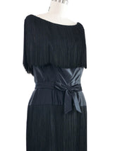 1950s Fringe and Bow Dress Dress arcadeshops.com