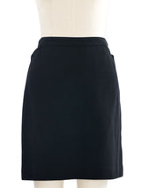 1997 Gianni Versace Cut Out Mini Skirt Bottom arcadeshops.com