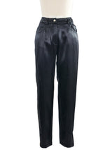 2000 John Galliano Zip Satin Trousers Bottom arcadeshops.com