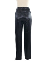 2000 John Galliano Zip Satin Trousers Bottom arcadeshops.com
