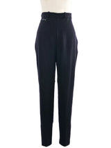 Hermes Black Wool Riding Pants Bottom arcadeshops.com