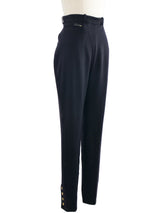 Hermes Black Wool Riding Pants Bottom arcadeshops.com