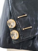 Gianfranco Ferre Belted Leather Coat Outerwear arcadeshops.com