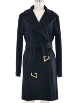 2010 Gucci Belted Wool Coat Outerwear arcadeshops.com