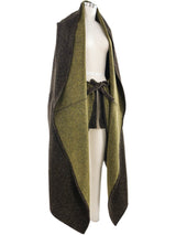 2001 Yeohlee Speckled Brown Felted Cape Outerwear arcadeshops.com