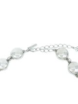 Oscar de la Renta Chrome Dome Necklace