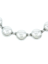 Oscar de la Renta Chrome Dome Necklace