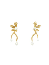 Oscar de la Renta Goldtone Pearl Drop Earrings