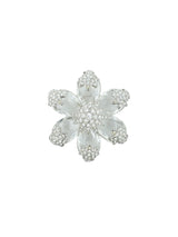 Kenneth Jay Lane Frozen Flower Brooch