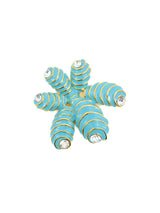 Kenneth Jay Lane Turquoise Enamel and Rhinestone Brooch