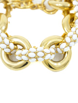 Kenneth Jay Lane Studded Link Bracelet