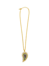 Kenneth Jay Lane Paisley Pendant Necklace