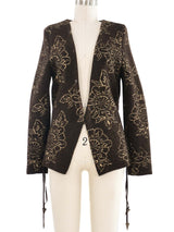 Just Cavalli Intarsia Knit Cardigan
