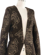 Just Cavalli Intarsia Knit Cardigan