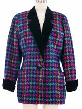 Escada Multicolor Tweed Blazer