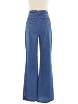 1970s Funny Girl High Waist Jeans