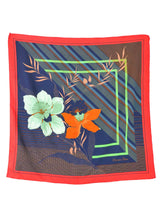 Christian Dior Orchid Printed Silk Scarf
