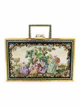 Vienna Needlepoint Box Purse