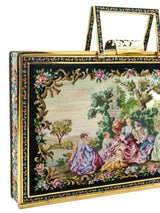 Vienna Needlepoint Box Purse