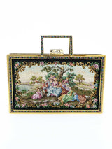 Vienna Needlepoint Box Purse