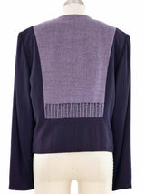 Christian Francis Roth Lavender Trompe L'oeil Jacket