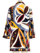 Emilio Pucci Optical Print Velvet Jacket