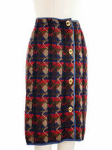 1960s Bonnie Cashin Tweed Turnlock Skirt Bottom arcadeshops.com