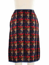1960s Bonnie Cashin Tweed Turnlock Skirt Bottom arcadeshops.com