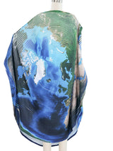 Issey Miyake Globe Print Plisse Dress Dress arcadeshops.com