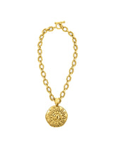 1994 Chanel Sun Pendant Necklace Jewelry arcadeshops.com