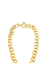 1993 Chanel Rope Link Chain Logo Necklace Jewelry arcadeshops.com