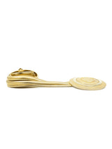 Judith Leiber Oversized Goldtone Buckle Belt Accessory arcadeshops.com