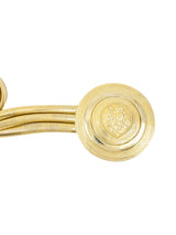 Judith Leiber Oversized Goldtone Buckle Belt Accessory arcadeshops.com