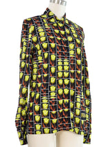 2019 Prada Tulip Print Shirt Top arcadeshops.com