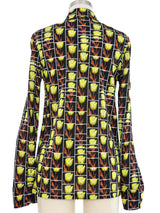 2019 Prada Tulip Print Shirt Top arcadeshops.com
