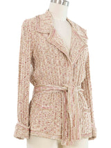 Chanel Spangled Belted Cardigan
