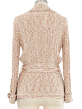 Chanel Spangled Belted Cardigan