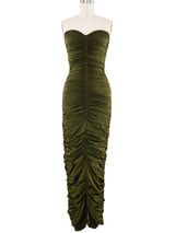 Norma Kamali Ruched Jersey Dress Dress arcadeshops.com