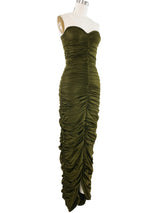 Norma Kamali Ruched Jersey Dress Dress arcadeshops.com