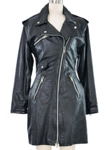 Moto Zip Leather Dress Dress arcadeshops.com
