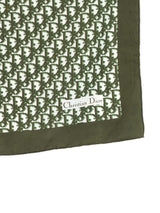 Christian Dior Green Oblique Logo Scarf Accessory arcadeshops.com
