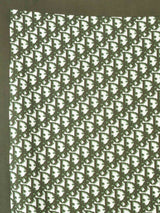 Christian Dior Green Oblique Logo Scarf Accessory arcadeshops.com