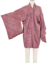 Wine Shibori Haori Kimono Jacket arcadeshops.com